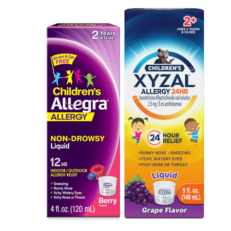 Image of Offer Save $4.00 on any ONE (1) Children's Allegra Or Children's Xyzal Allergy product