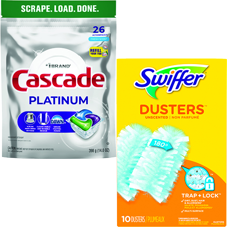 Swiffer, Cascade, Dawn or Febreze