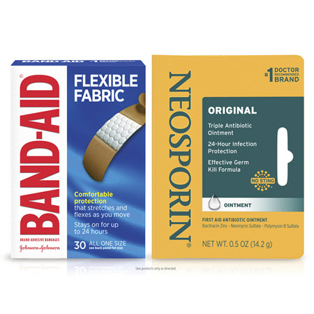 Image of Offer Save $1.00 on any ONE (1) BAND-AID® Brand Adhesive Bandages, BAND-AID® Brand of First Aid or NEOSPORIN® product