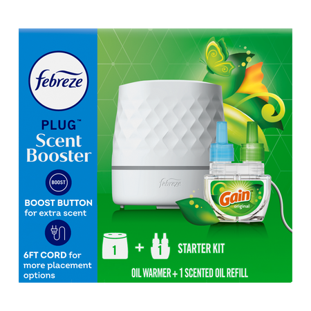 Image of Offer Save $5.00 on ONE Febreze Plug Scent Booster OR Febreze Scent Booster Starter Kit (excludes trial/travel size).