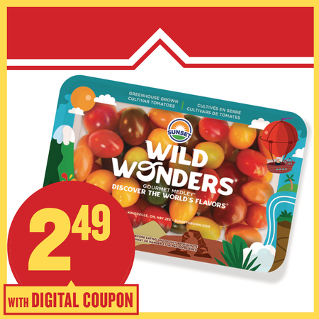 Image of Offer Save $ 1.50 on ONE (1) Wild Wonders Mixed Tomatoes 12oz.