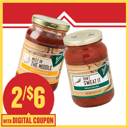 Image of Offer Save $1 on TWO (2) Lowes Foods Premium Salsa 16oz.