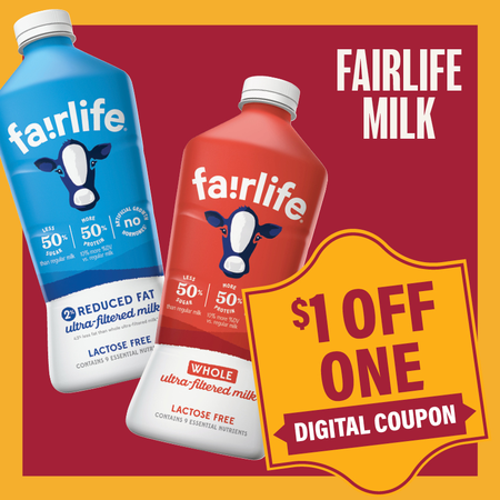 Image of Offer Save $1 on ONE (1) Fairlife Lactose Free Milk 52oz.