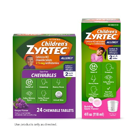 Image of Offer Save $4.00 on any ONE (1) Children's ZYRTEC® product  (Excludes trial & travel)