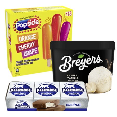 Breyers, Klondike, Popsicle