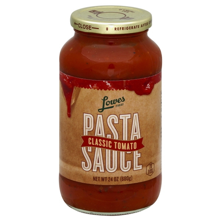 Image of Offer Save $1 on TWO (2) Lowes Foods Pasta Sauce 24oz.