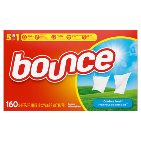 Image of Offer Save $2.00 on ONE Bounce Sheets 160-250 ct (excludes Mega Sheets and travel size).