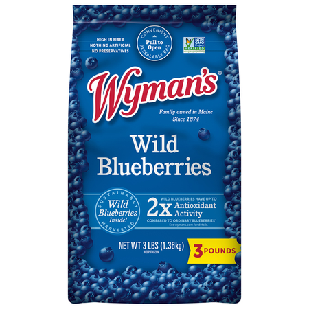 Image of Offer Save $3 on ONE (1) Wyman's Blueberries, Triple Berry or Strawberry Blueberry Blend Select 3lb.
