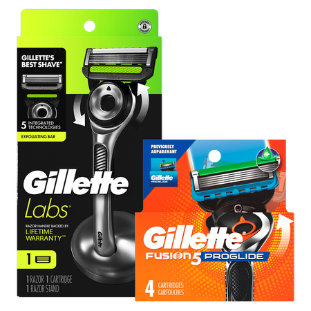 Image of Offer Save $5.00 on ONE GilletteLabs Razor Pack with 1-4ct cartridge refill, OR ONE Proglide Razor Pack with 3-5ct cartridge refill, OR ONE Fusion5 Razor Pa