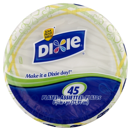 Image of Offer Save $1 on TWO (2) Dixie Plates, Cups, Bowls or Vanity Fair Napkins.