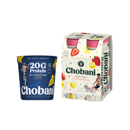 Image of Offer Save $1.00 on any TWO (2) Chobani Multi-Serve or Multipack Yogurt