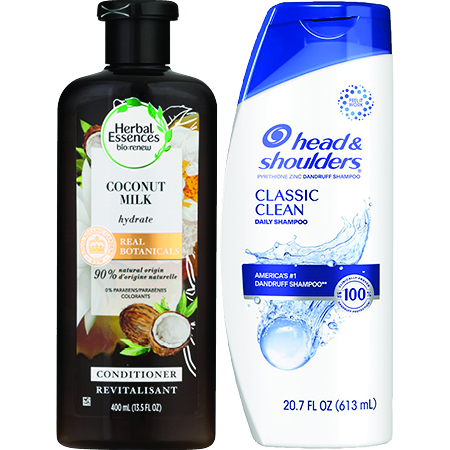 Head & Shoulders, Herbal Essences Or Pantene