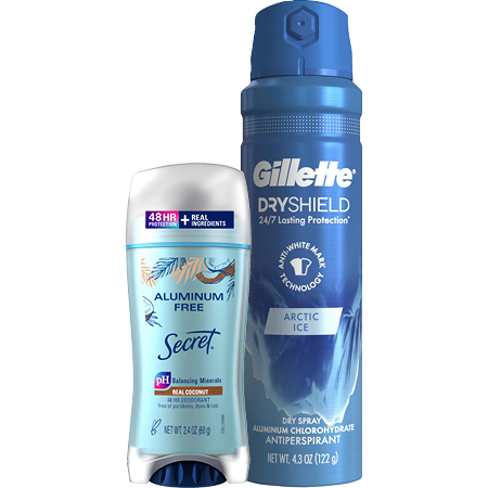 Gillette, Old Spice Or Secret
