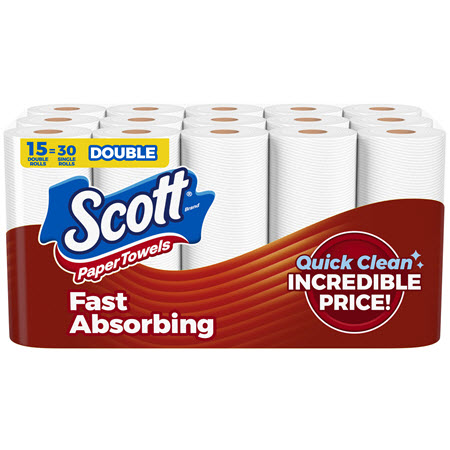 Image of Offer Save $1.00 on any ONE (1) Scott Towels 6 ct or larger