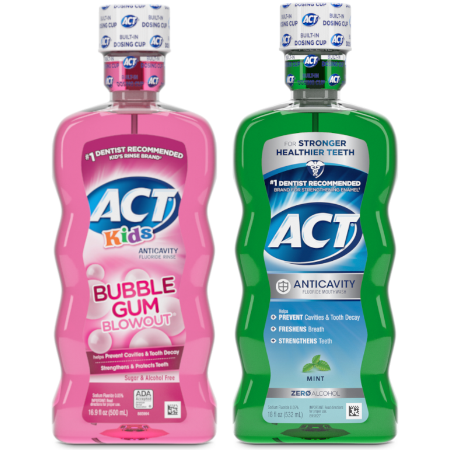 Image of Offer Save $1.00 on any ONE (1) ACT® Kids or Adult product (Excluding Kids Toothpaste and Trial/Travel Sizes)