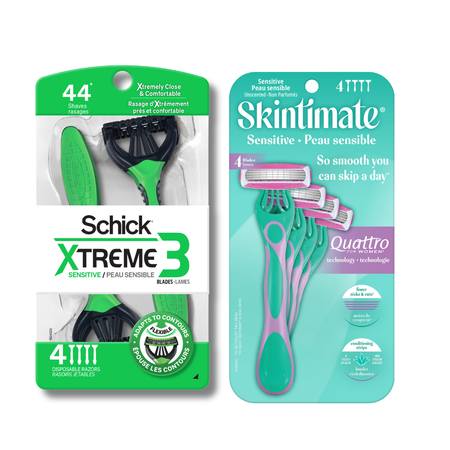 Image of Offer Save $3.00 on any ONE (1) Schick® Men's or Women's or Skintimate® Disposable Razor Pack