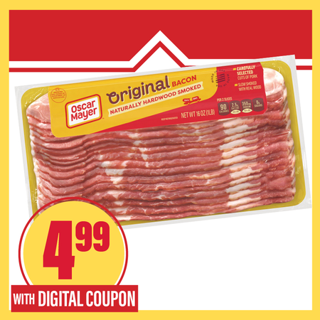 Image of Offer Save $2 on ONE (1) Oscar Mayer Bacon Select 12-16oz.