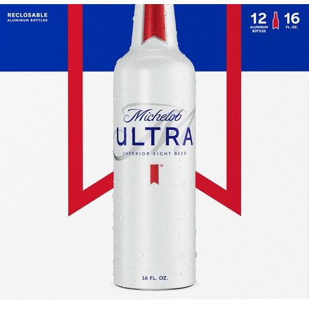 Image of Offer Save $3.11 When You Purchase ONE (1) Michelob Ultra 12pk 16oz Aluminum Bottle Beer.