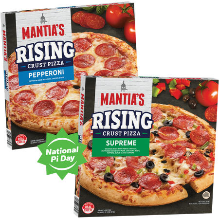 Mantia's Rising Crust Pizzas, Pepperoni or Supreme 25.45-28.9oz coupon