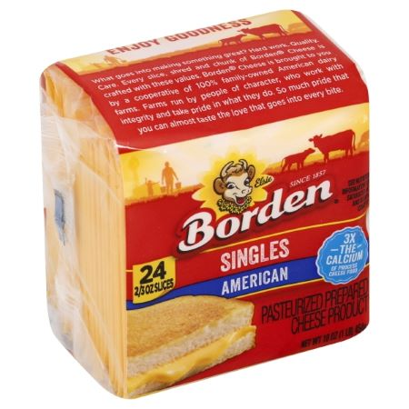 Image of Offer Save $1 on ONE (1) Borden American Cheese Slices Select 16oz.