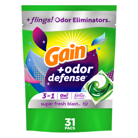 Image of Offer Save $2.00 on ONE Gain Flings Laundry Detergent 31 ct OR Gain Super Flings 18 ct (excludes Gain Liquid/Powder Laundry Detergent, Gain Essential Oils,