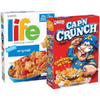Save $1.00 on 2 Cap'n Crunch, Life, or Quaker Cereals when you buy TWO (2) boxes...