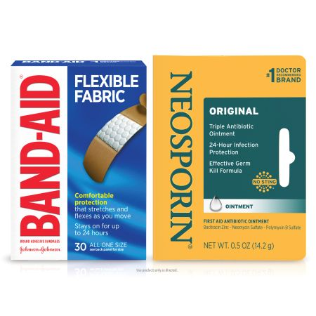 Image of Offer Save $1.00 on any ONE (1) BAND-AID® Brand Adhesive Bandages, BAND-AID® Brand of First Aid or NEOSPORIN® product