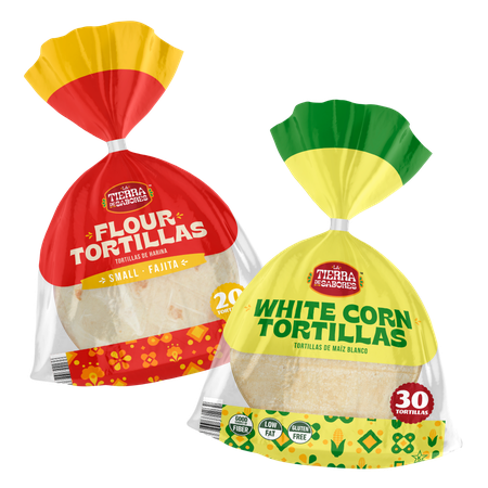 La Tierra de Sabores Corn or Flour Tortillas (8-30ct) coupon