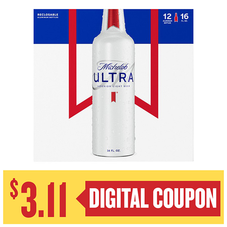 Image of Offer Save $3.11 On ONE (1) Ultra 12pk 16oz Aluminum Pints Beer.