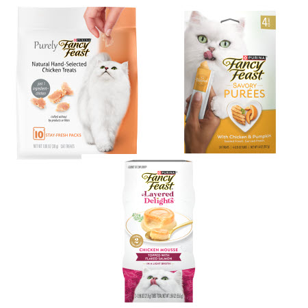 Image of Offer Save $0.75 on any ONE (1) Fancy Feast® Layered Delights, Chef's Cuts or Savory Purees