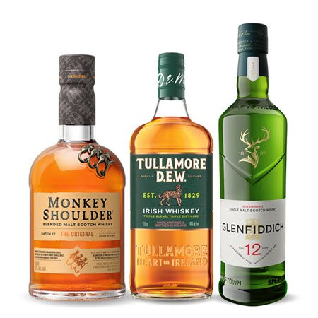 Glenfiddich 12 Year Single Malt Scotch Whiskey, 750 ml