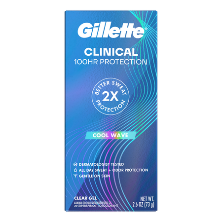 Image of Offer Save $7.00 on TWO Gillette Clinical Antiperspirant or Deodorant (excludes trial/travel size).