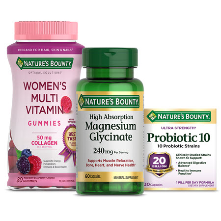 Image of Offer Save $5.00 on any TWO (2) Nature's Bounty® Supplements, Any Size
