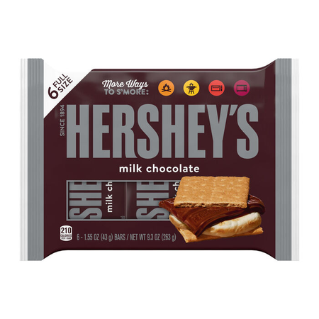 Hershey 6pk Standard Bars, 9.3oz coupon