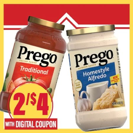 Image of Offer Save $1 On TWO (2) Prego Select Pasta Sauce.