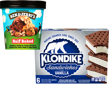 Breyers, Ben & Jerry's, Klondike, Talenti, Magnum