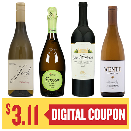 Image of Offer Save $3.11 When You Purchase ONE (1) Josh Cellars, Riondo, Chateau Ste Michelle or Wente 750ml Wine.