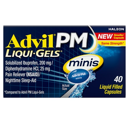 Image of Offer Save $3.00 on ONE (1) Advil PM Liqui-Gels Minis 40ct+