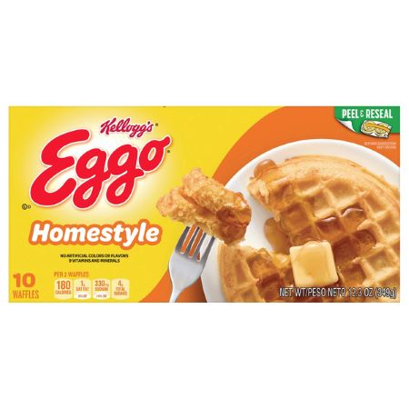 Image of Offer Save $2 on TWO (2) Eggo Waffles 10ct or French Toast Sticks 4ct.