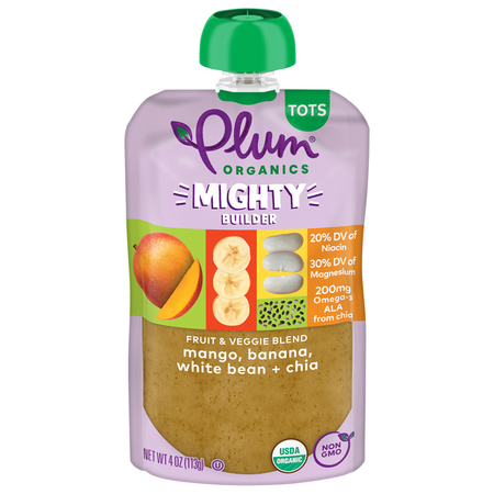 Image of Offer Save $0.50 When You Purchase TWO (2) Plum Organics Baby Food Pouches Select 3.5-4oz.