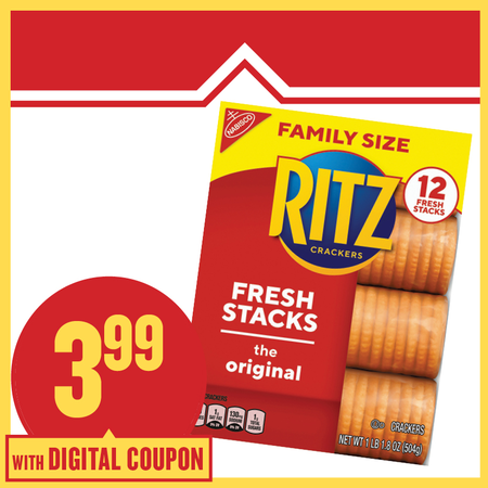 Image of Offer Save $2 on ONE (1) Ritz Crackers Select Family Size.