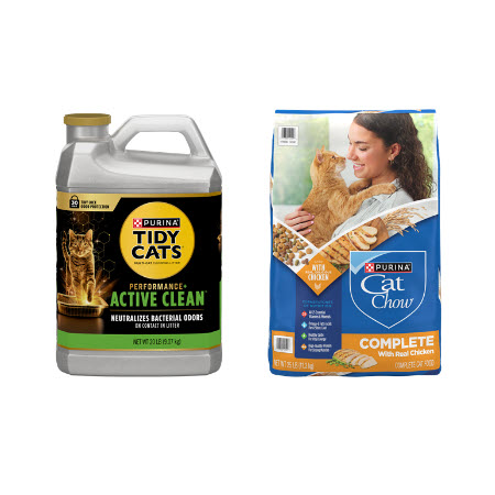 Tidy Cats and Cat Chow