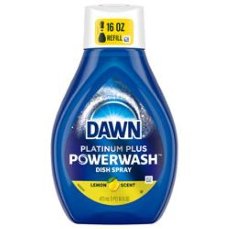 Image of Offer Save $2 on ONE (1) Dawn Platinum Plus Powerwash Dish Spray Refill 16oz.