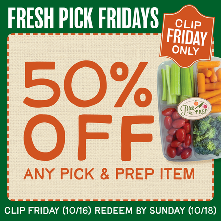Image of Offer 50% Off Any ONE Pick & Prep Item