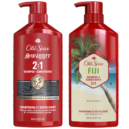 Old Spice Swagger 2in1 Shampoo & Conditioner for Men, Healthier