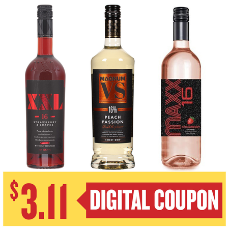 Image of Offer Save $3.11 on ONE (1) Xxl, Maxx or Magnum 750ml Wine.