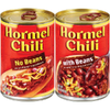 Save $0.55 on 2 HORMEL® Chili when you buy TWO (2) HORMEL® Chili product