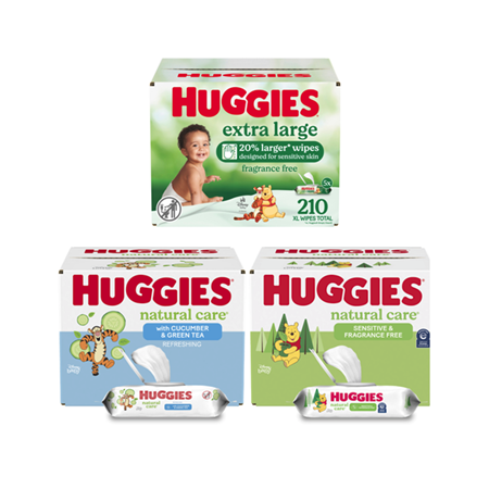 Image of Offer Save $0.25 on any ONE (1) Select Pack of Huggies® Baby Wipes