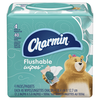 Save $0.25 on ONE Charmin Flushable Wipes (excludes 10 ct and trial/travel size).