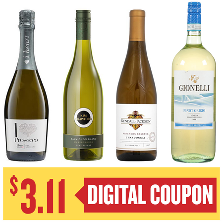 Image of Offer Save $3.11 on ONE (1) Kendall Jackson, I Heart, Kim Crawford 750ml or Gionelli 1.5L Wine.
